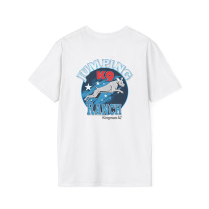 Jumping K9 Ranch  Unisex Softstyle T-Shirt