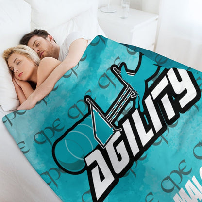 Team Malcolm and Team River Throw Blanket-60"x80"