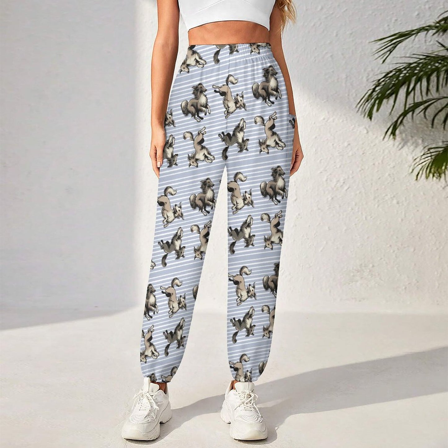 WINDSPRITE  - Silken Windhound  Pattern  Yoga  Pants