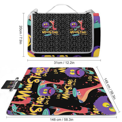 LITTLE MONSTERS Square Picnic Mat Q003