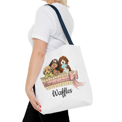 Waffles  Benjis Cockapoos Tote Bag