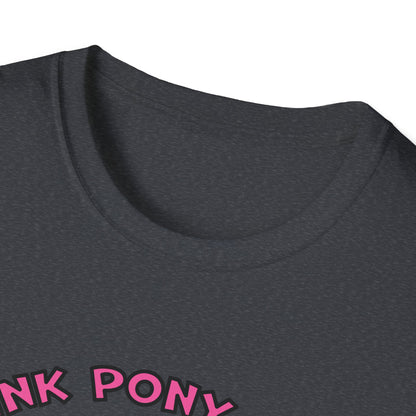 pink pony Unisex Softstyle T-Shirt