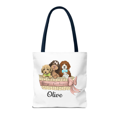 OLIVE Benjis Cockapoos Tote Bag