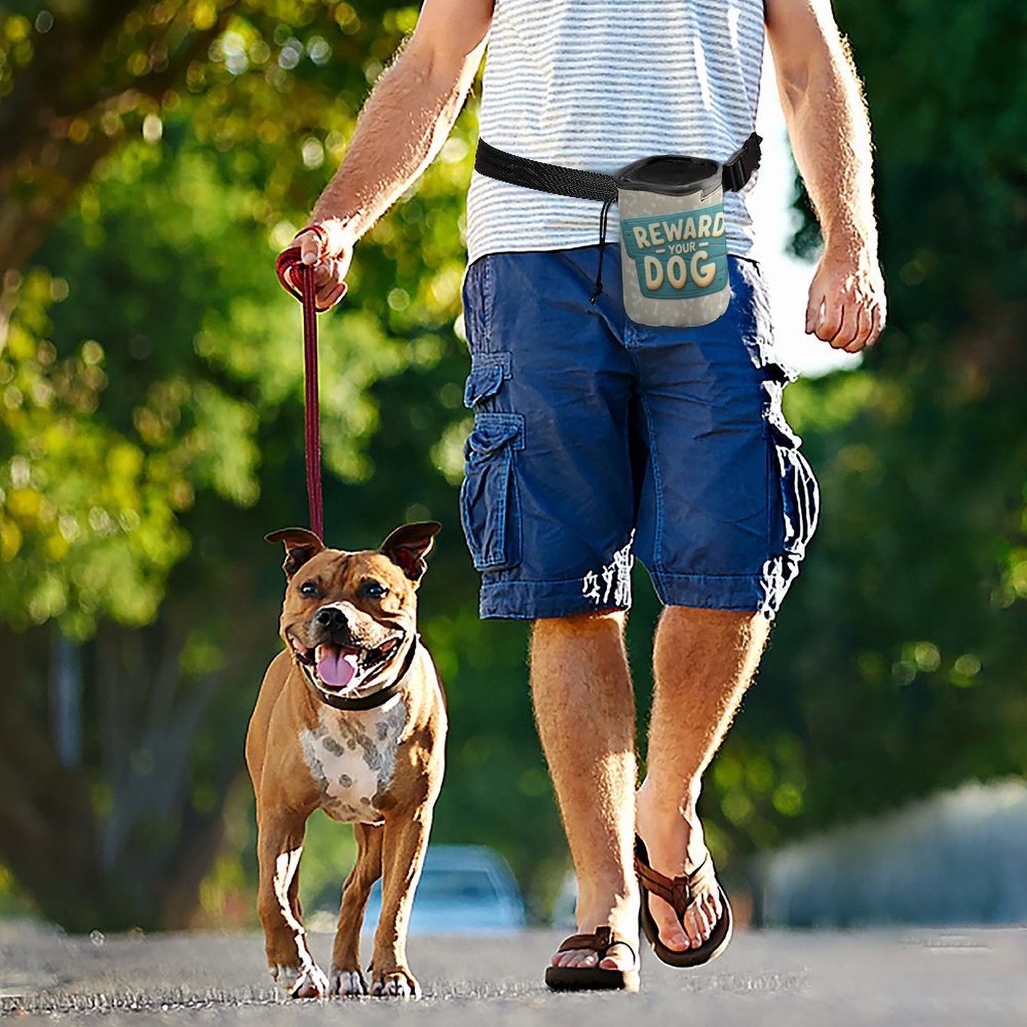 Dog Treat Training Bag - Reward  Your Dog Cute Sign