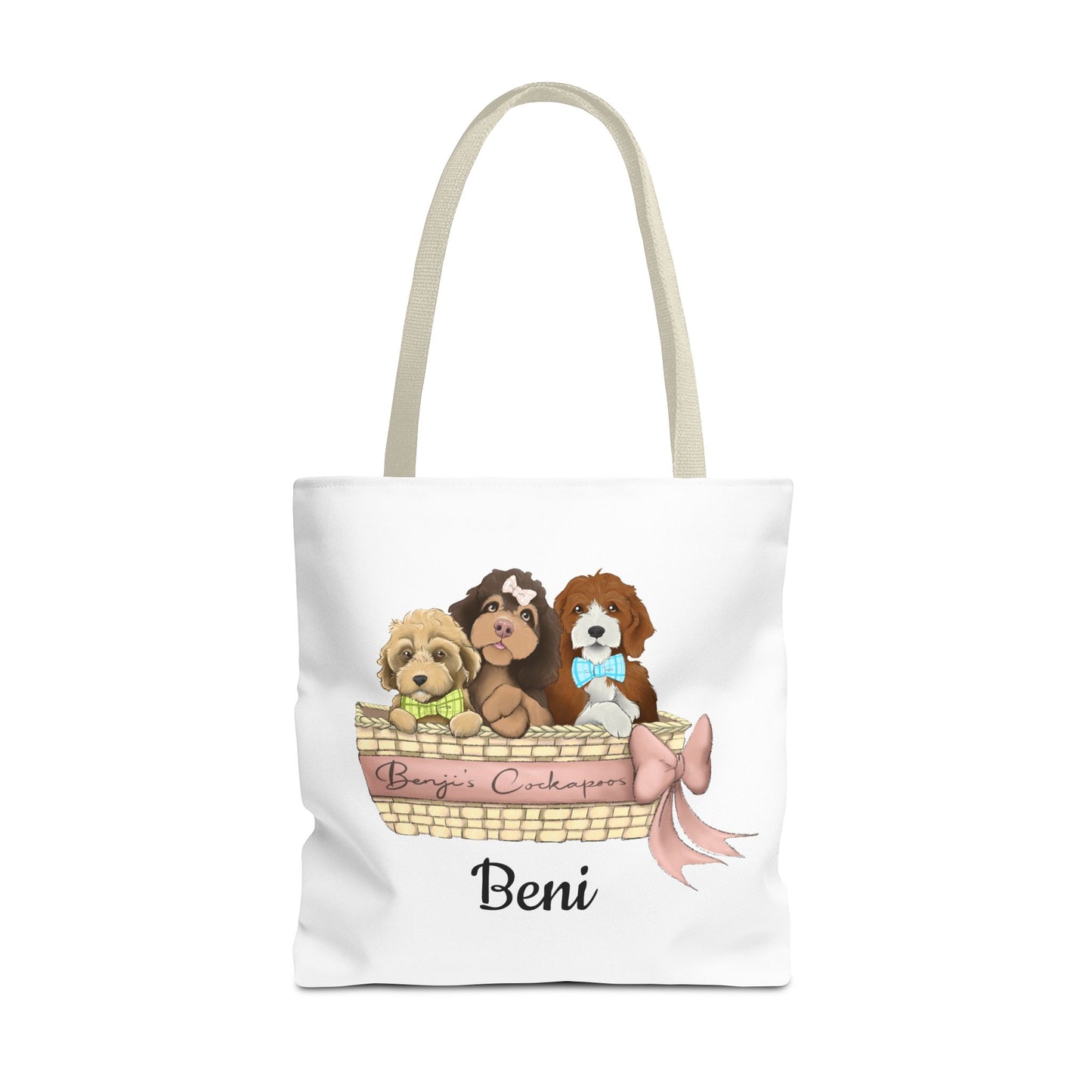Beni     Benjis Cockapoos Tote Bag