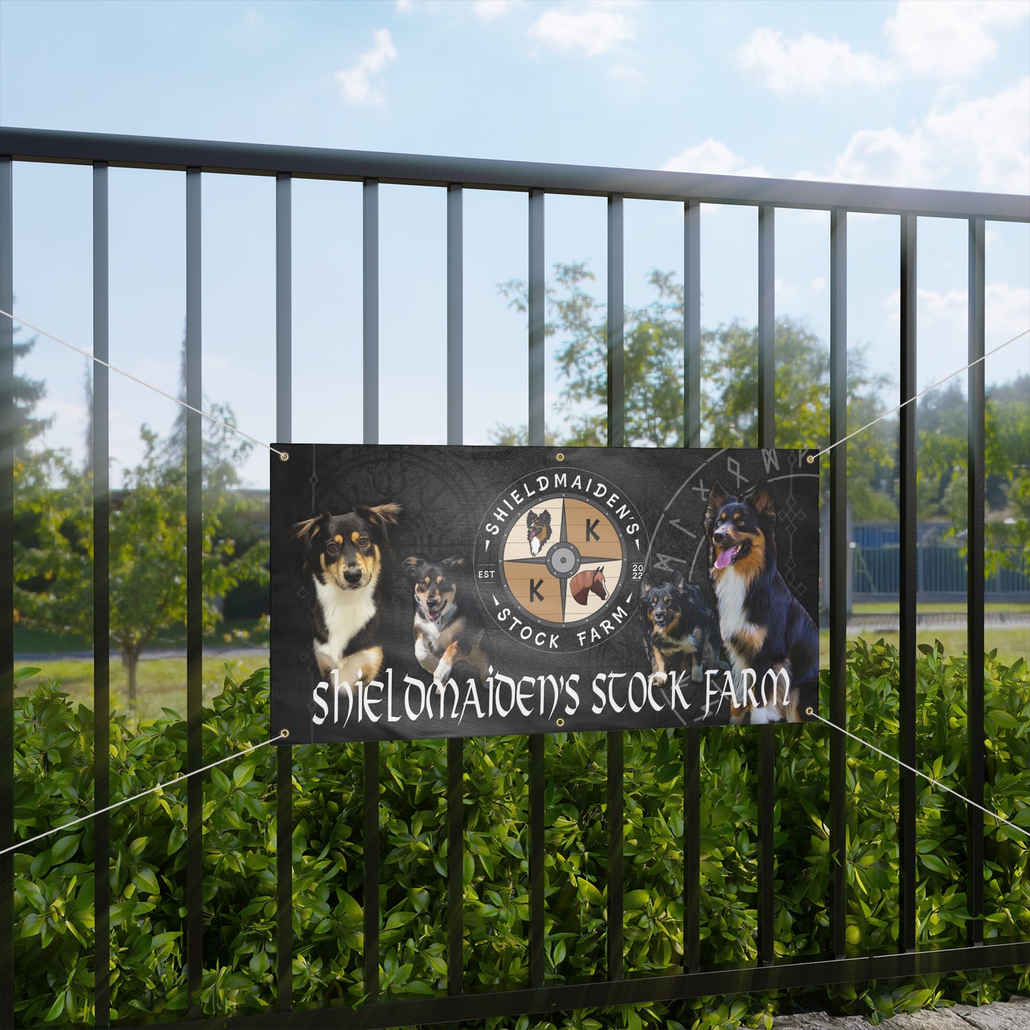 Shieldmaiden's Stock Farm Matte Banner