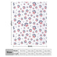 PATRIOTIC - PAWS-N-STARS Flannel Blanket-50"x60"