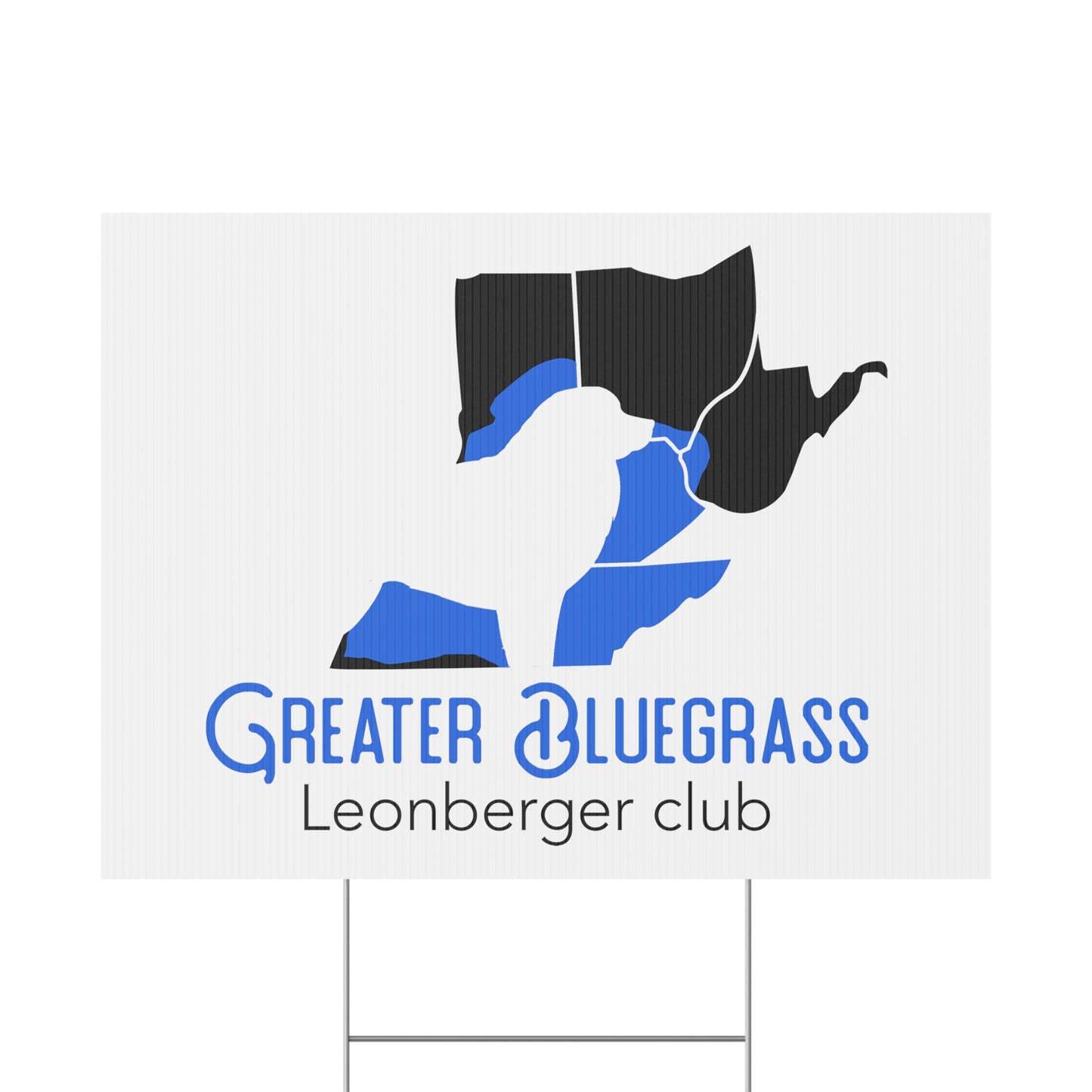 Leonberger Club  Plastic Yard Sign