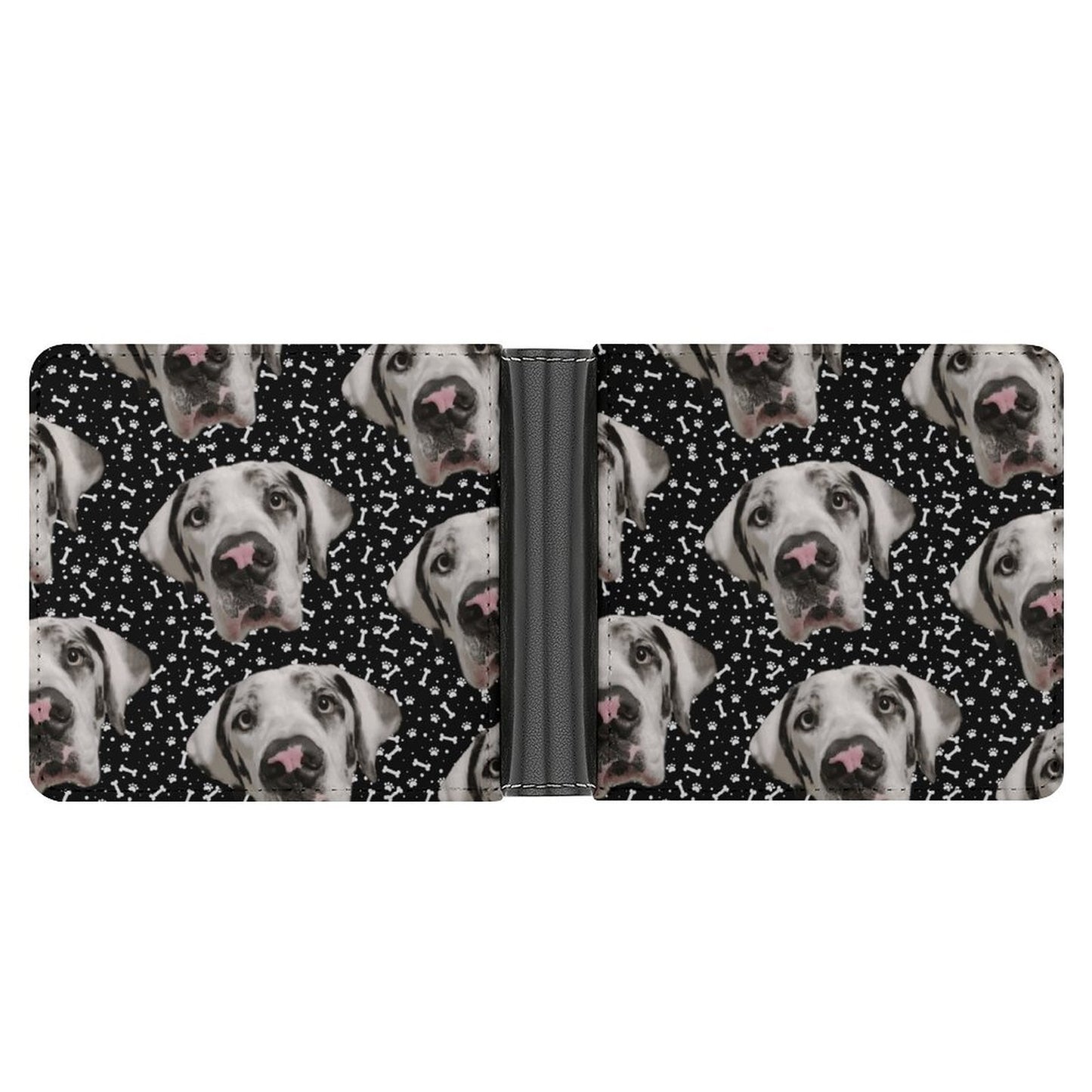 FACE w PAWS-n-BONES Leather Wallets