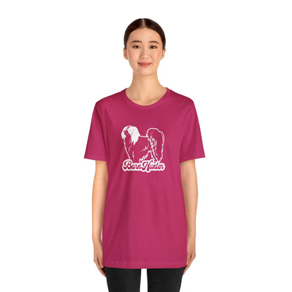 Phalene (Papillon) Barn Hunt3  - Unisex Jersey Short Sleeve Tee