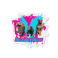 2 HOLLA BACK BULLIES Die-Cut Magnets