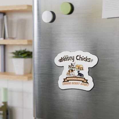 TEAM NOSEY CHICKS  Die-Cut Magnets