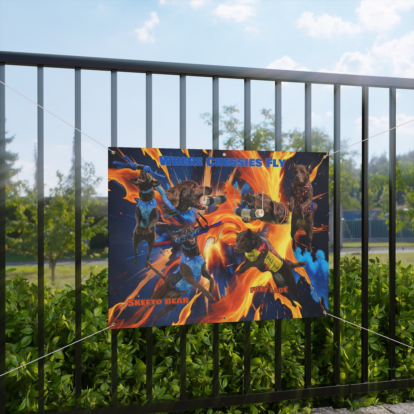 FOXY LADY SKEETO Matte Banner