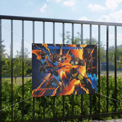 FOXY LADY SKEETO Matte Banner