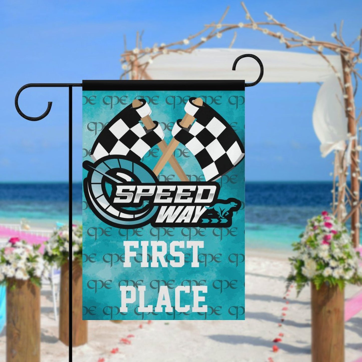 CPE SPEEDWAY AWARD FLAG -12"x18"