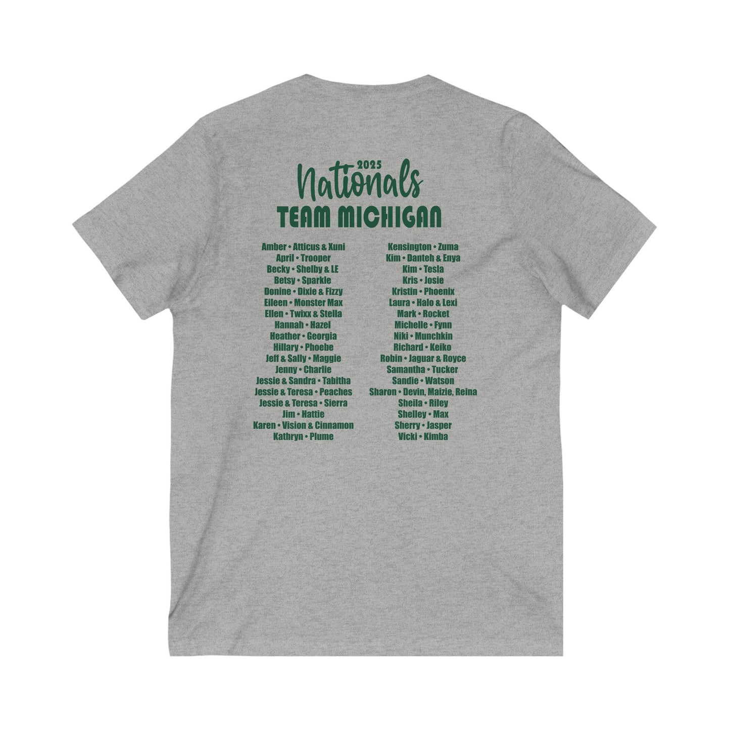 CPE TEAM MICHIGAN Unisex Jersey Short Sleeve V-Neck Tee