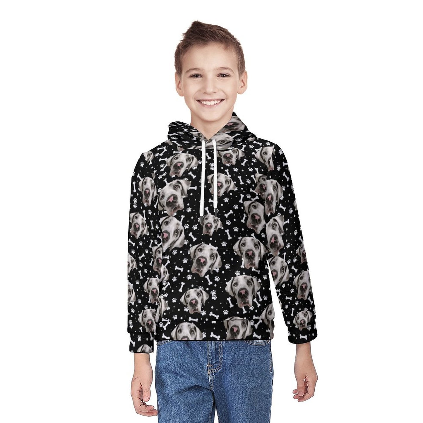 230gsm Children's All-Over printing Hoodie (All-Over Printing)