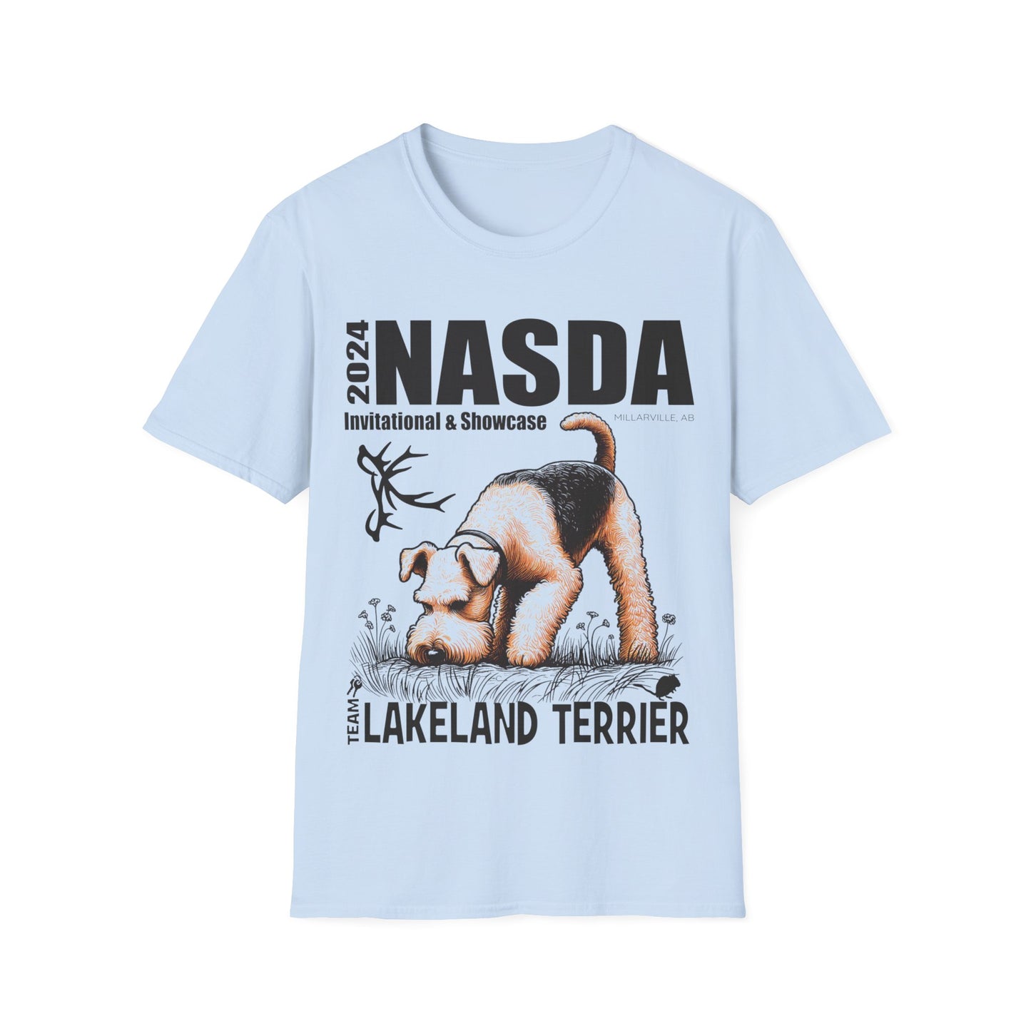 TEAM  LAKELAND TERRIER  -  NASDA  Unisex Softstyle T-Shirt