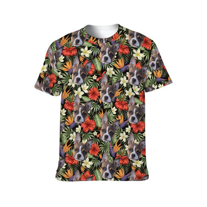 HAWAIIAN STYLE FACE - Women Short Sleeve Shirt