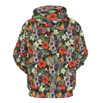 HAWAIIAN STYLE FACE -  Printed Hoodie for Men