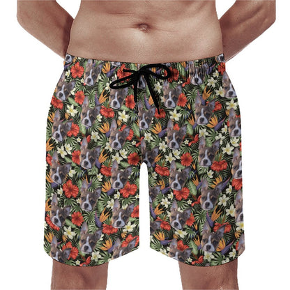 HAWAIIAN STYLE FACE - Men's Board Shorts