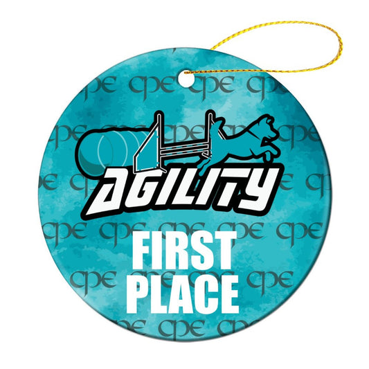 CPE AGILITY AWARD Ceramic Ornament