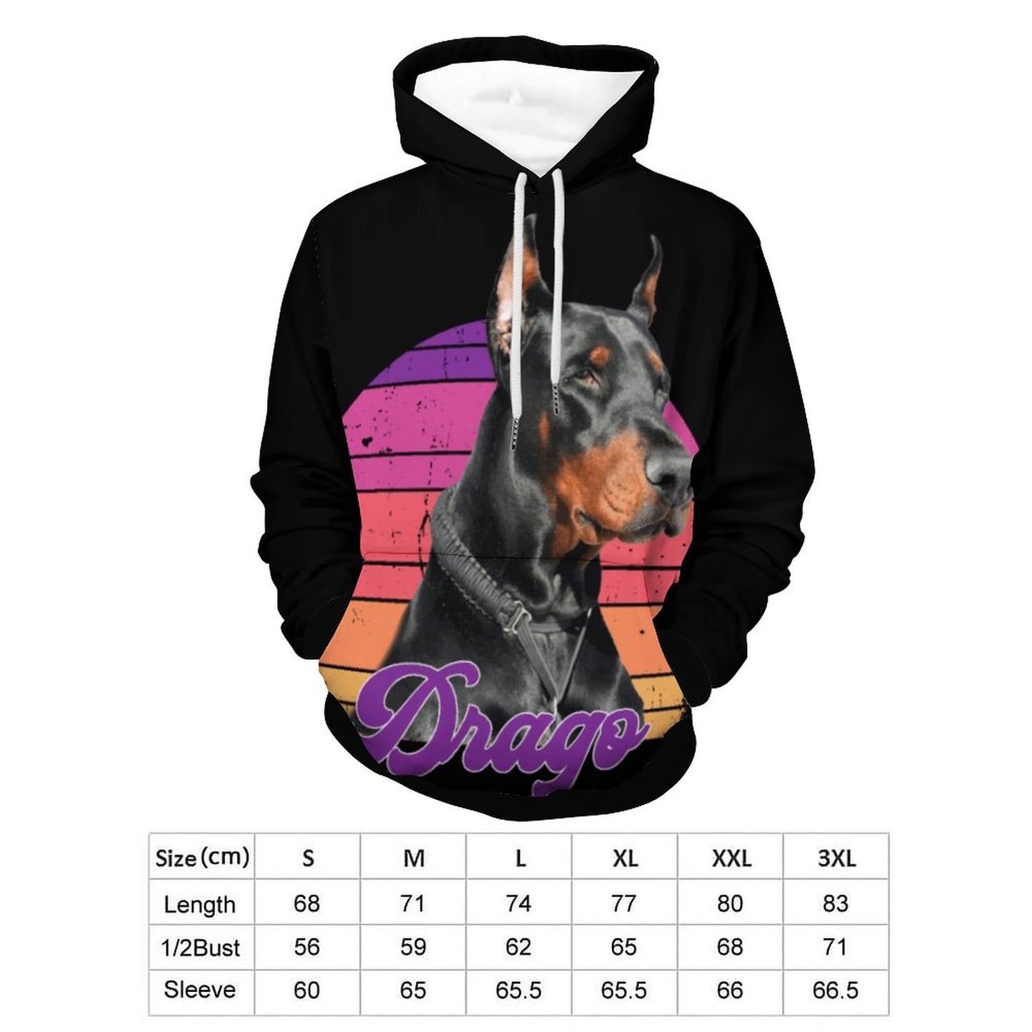 DRAGO -  Printed Hoodie for Men