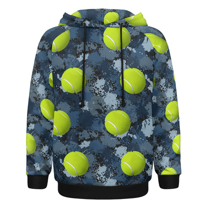 Men's raglan hooded sweatshirt