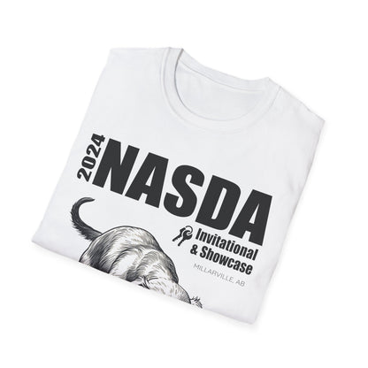 *Ginny, Geordie & Gerbils! * WIREHAIRED DACHSHUND - NASDA  Unisex Softstyle T-Shirt