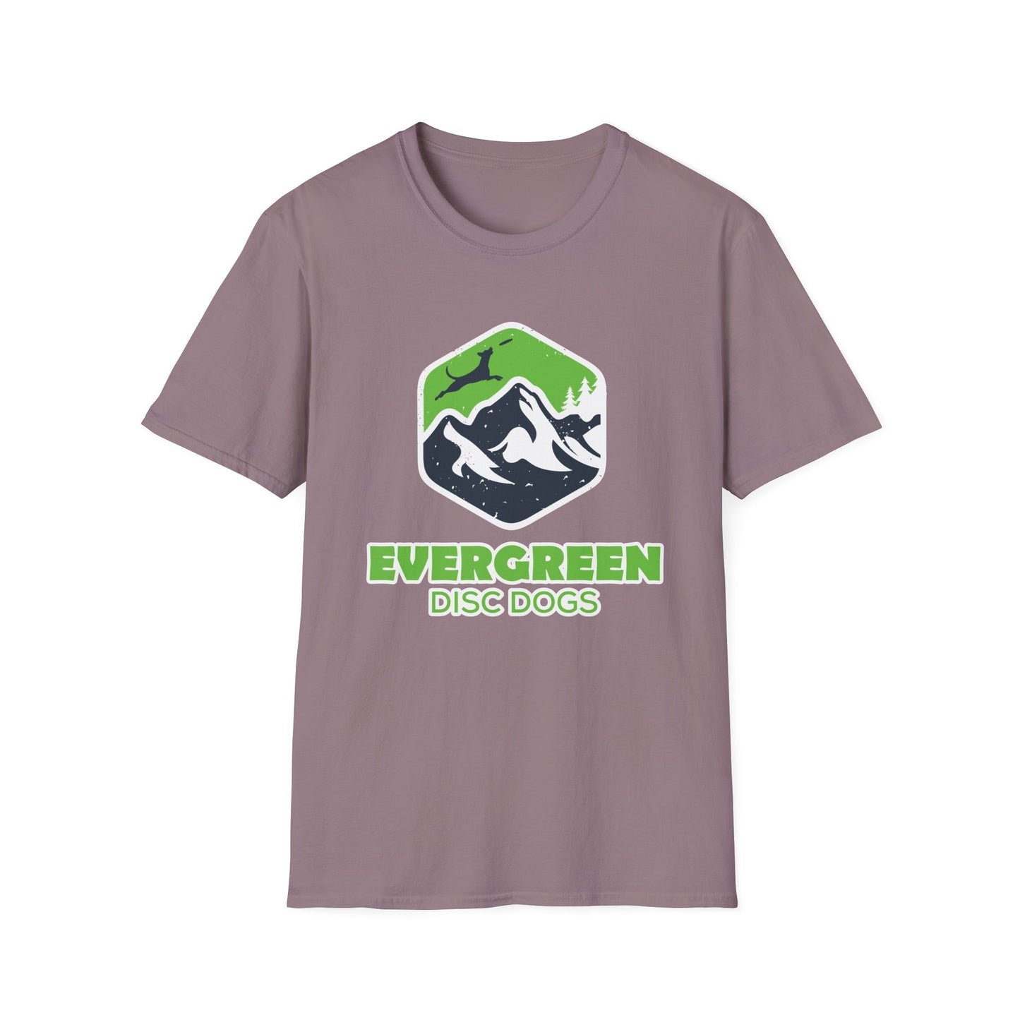 EVERGREEN DISC DOGS Unisex Softstyle T-Shirt