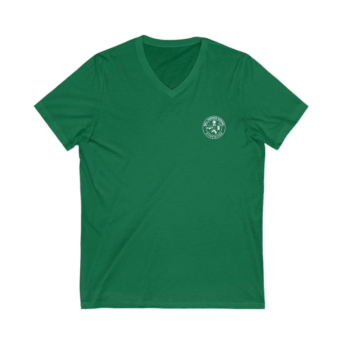 BELL VERNON KENNEL ASSOCIATION  Unisex Jersey Short Sleeve V-Neck Tee