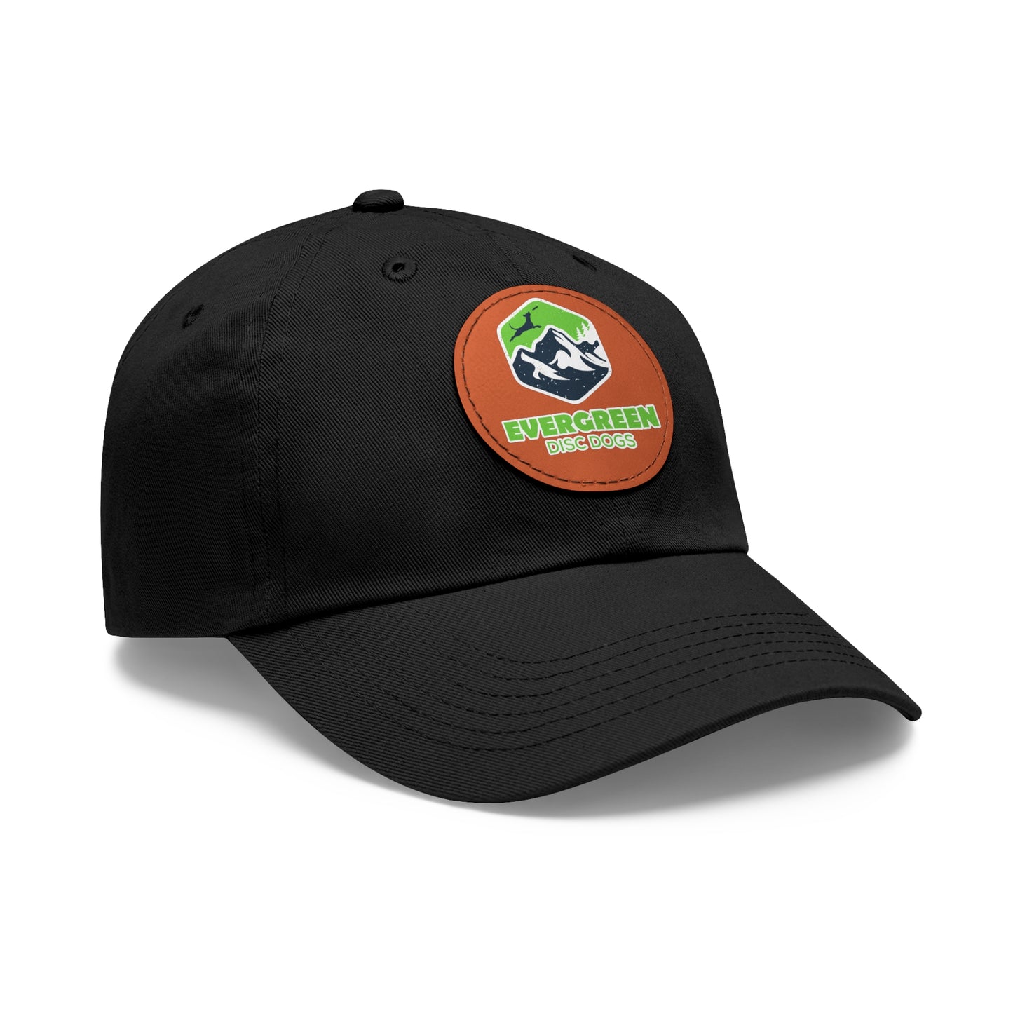 EVERGREEN DISC DOGS Hat with Leather Patch