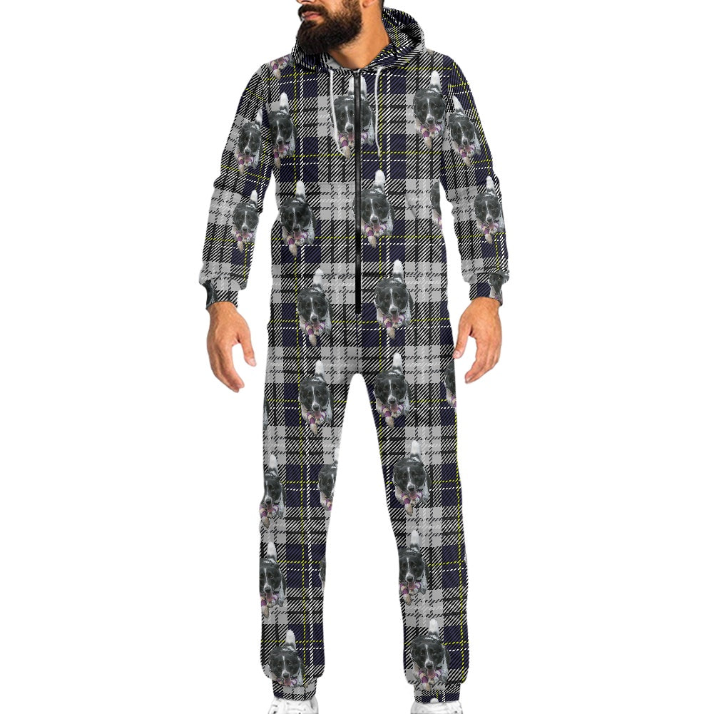Women's hooded long sleeve jumpsuit no loaded