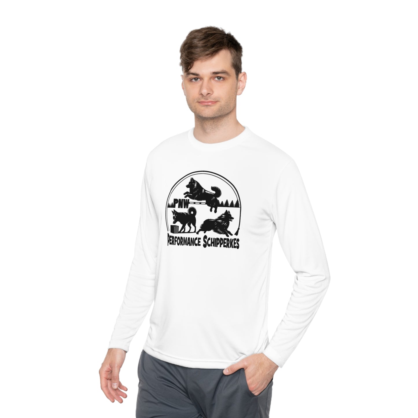 * PNW schipperkes Unisex Lightweight Long Sleeve Tee