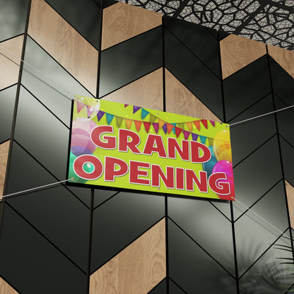 GRAND OPENING 1 Matte Banner