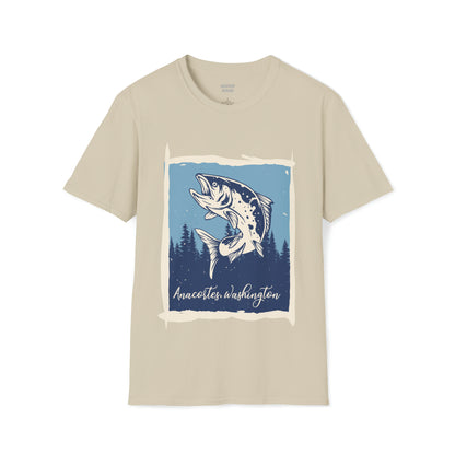 ANACORTES SALMON Unisex Softstyle T-Shirt