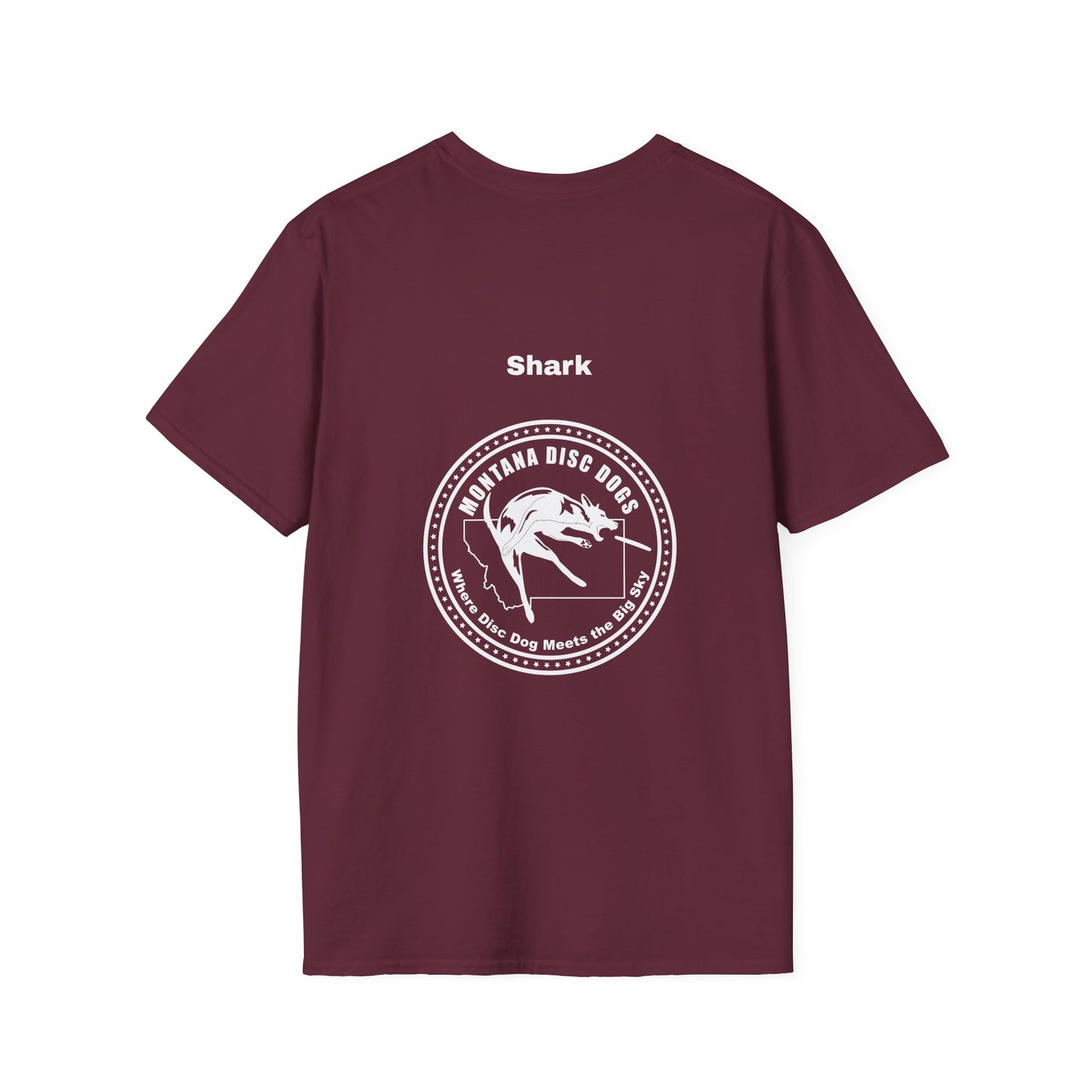 Shark *MONTANA DISC DOGS Unisex Softstyle T-Shirt