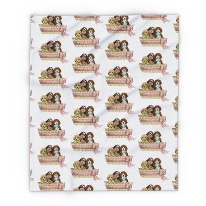 Benjis Cockapoos Arctic Fleece Blanket