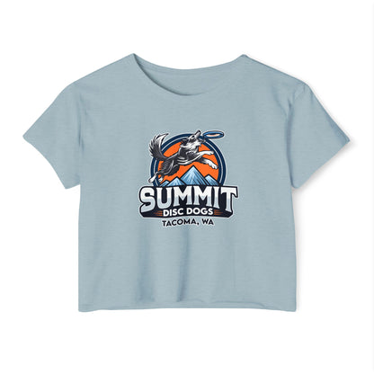 SUMMIT DISC DOGS   Women's Festival Crop Top