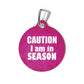 Pink in Season _ Pet Tag