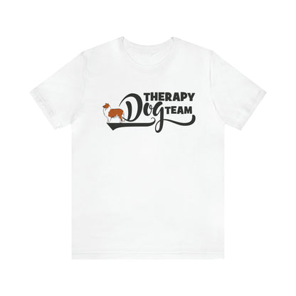 THERAPY DOG TEAM - ROUGH COLLIE   -  Unisex Short Sleeve Tee