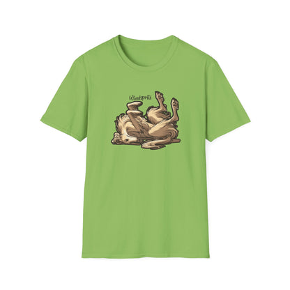 Silly Too WINDSPRITE - Silken Windhound Waving Unisex Softstyle T-Shirt