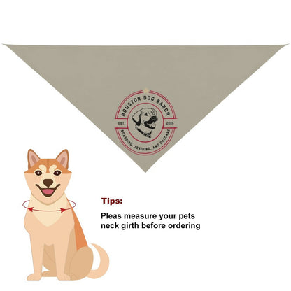 customised dog bandana
