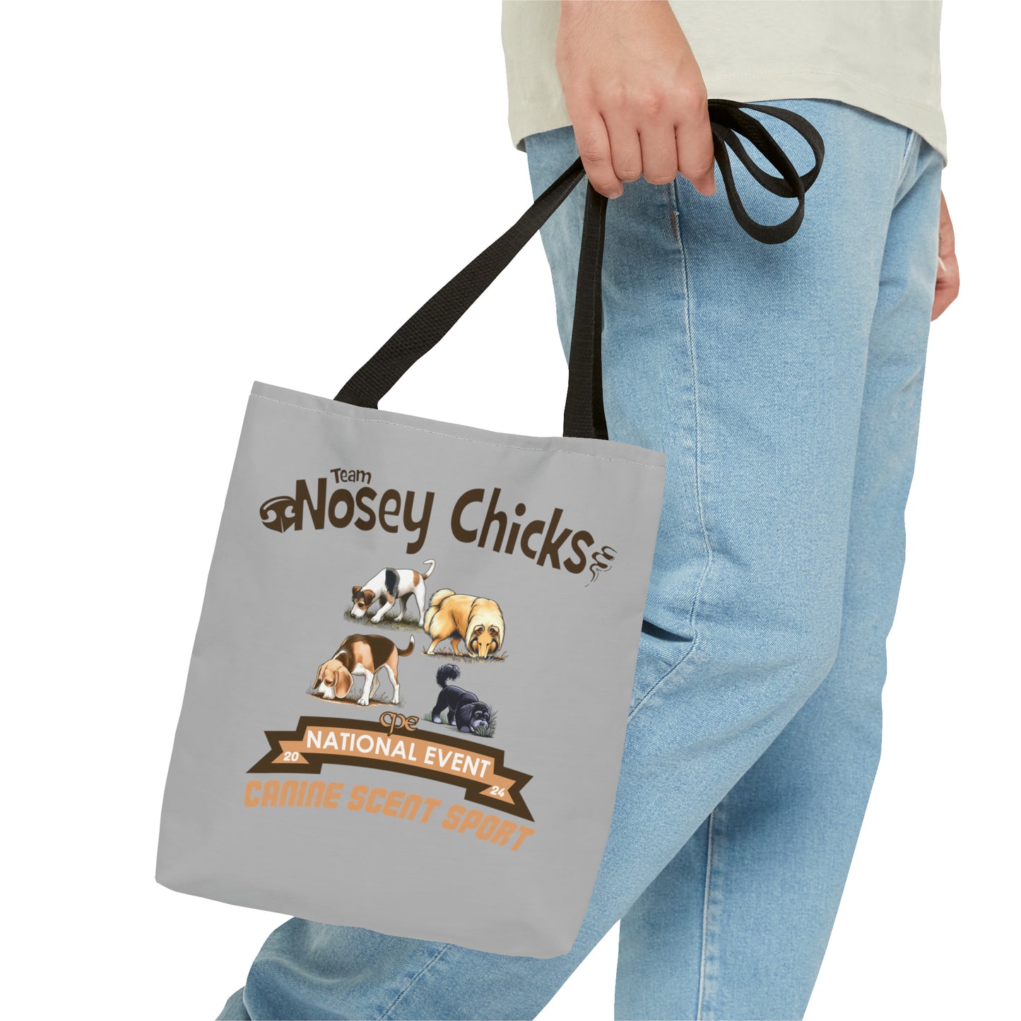 TEAM NOSEY CHICKS Tote Bag