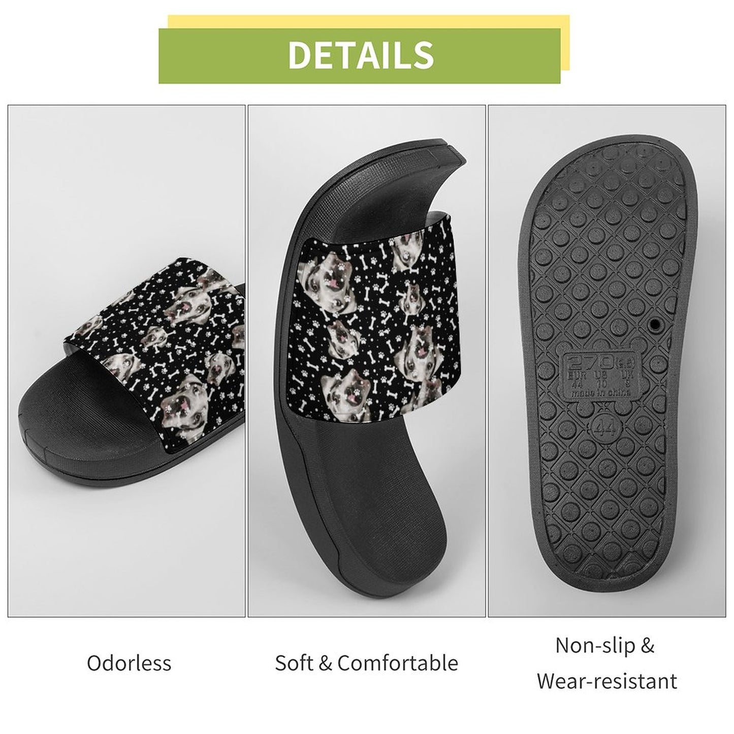 Personalized Casual UnisexPVC Slippers