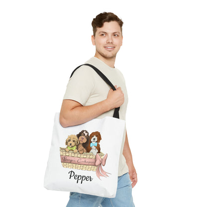 Pepper  Benjis Cockapoos Tote Bag