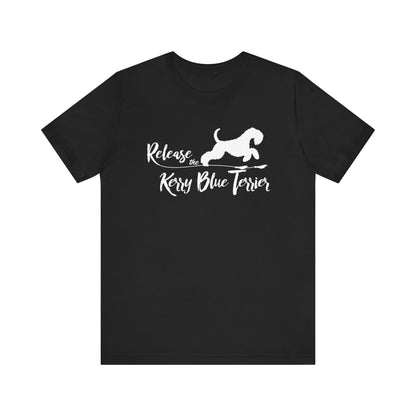 TEAM ETTA  - Release the Kerry Blue Terrier - Unisex Jersey Short Sleeve Tee