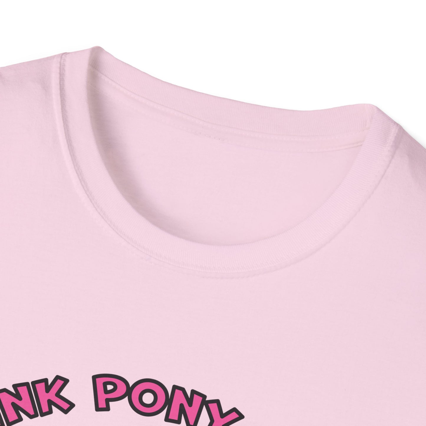 pink pony Unisex Softstyle T-Shirt