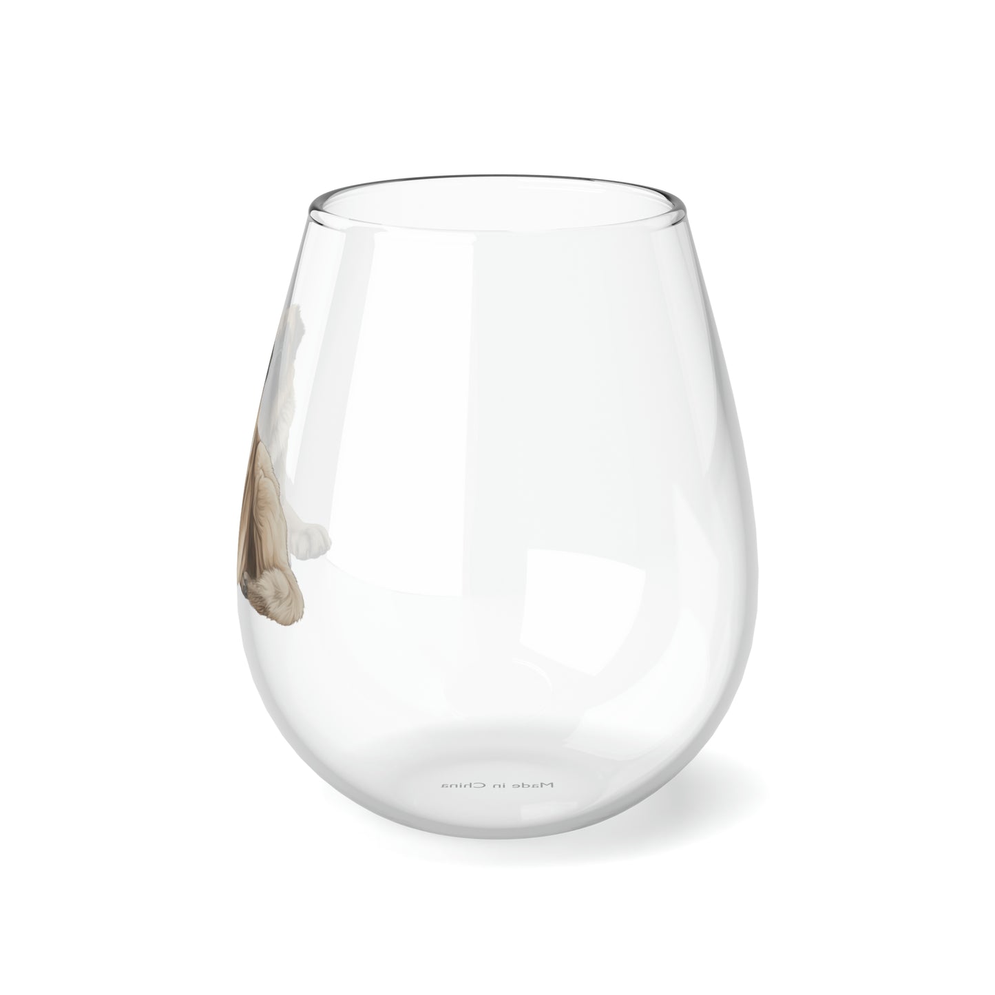 Leonberger Stemless Wine Glass, 11.75oz