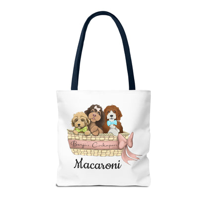 Macaroni  Benjis Cockapoos Tote Bag